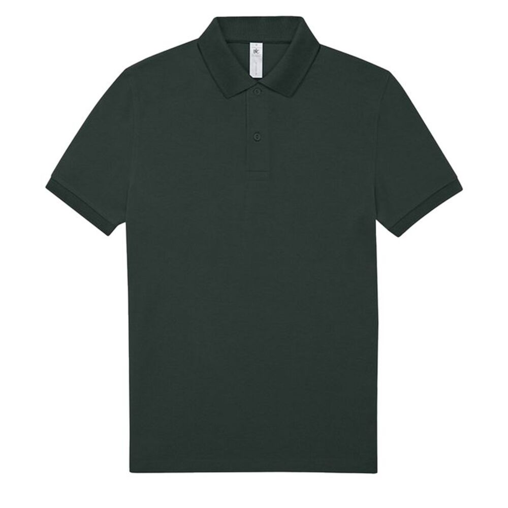 B&C Mens Polo Shirt / Dark Forest